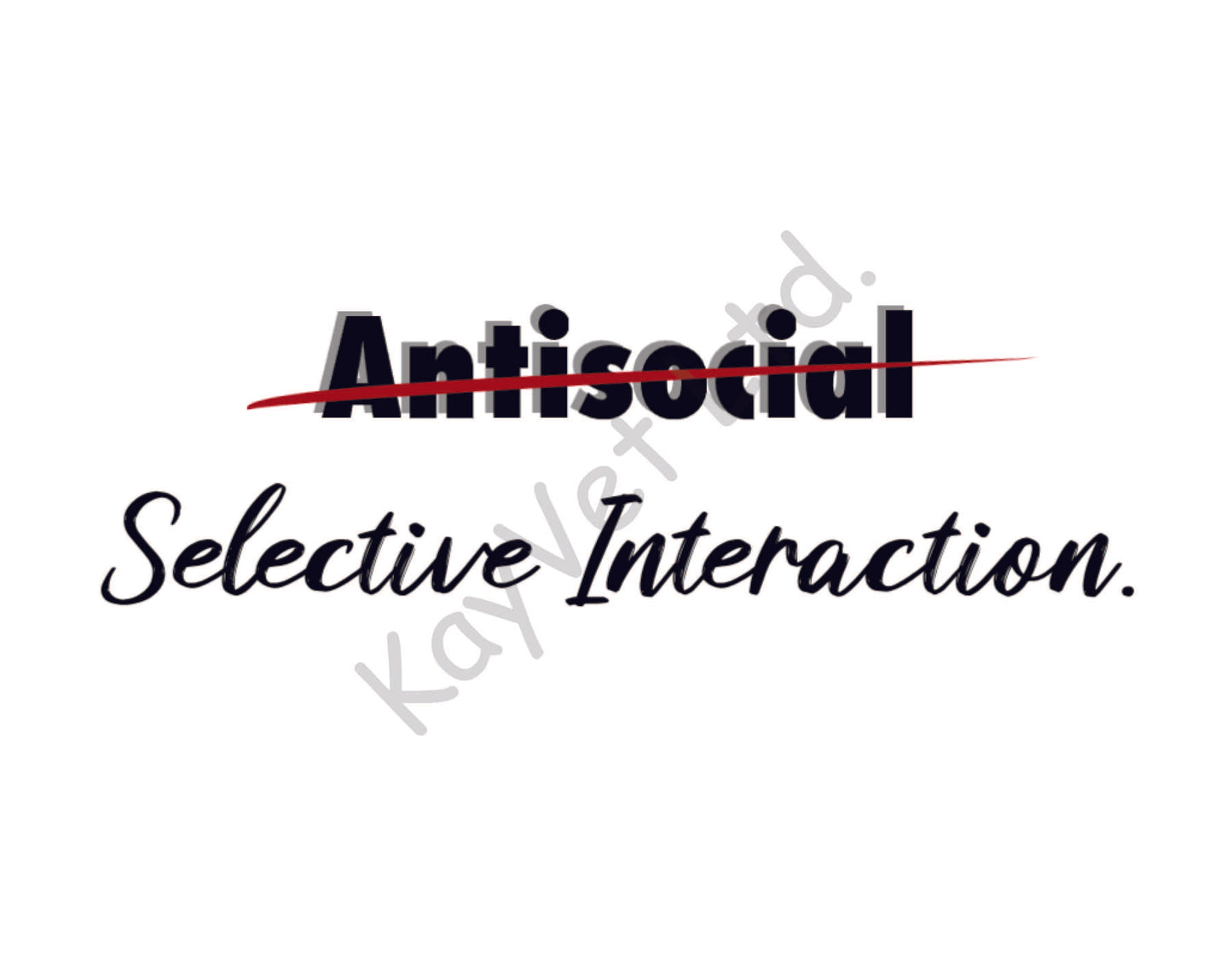 Antisocial (black font)